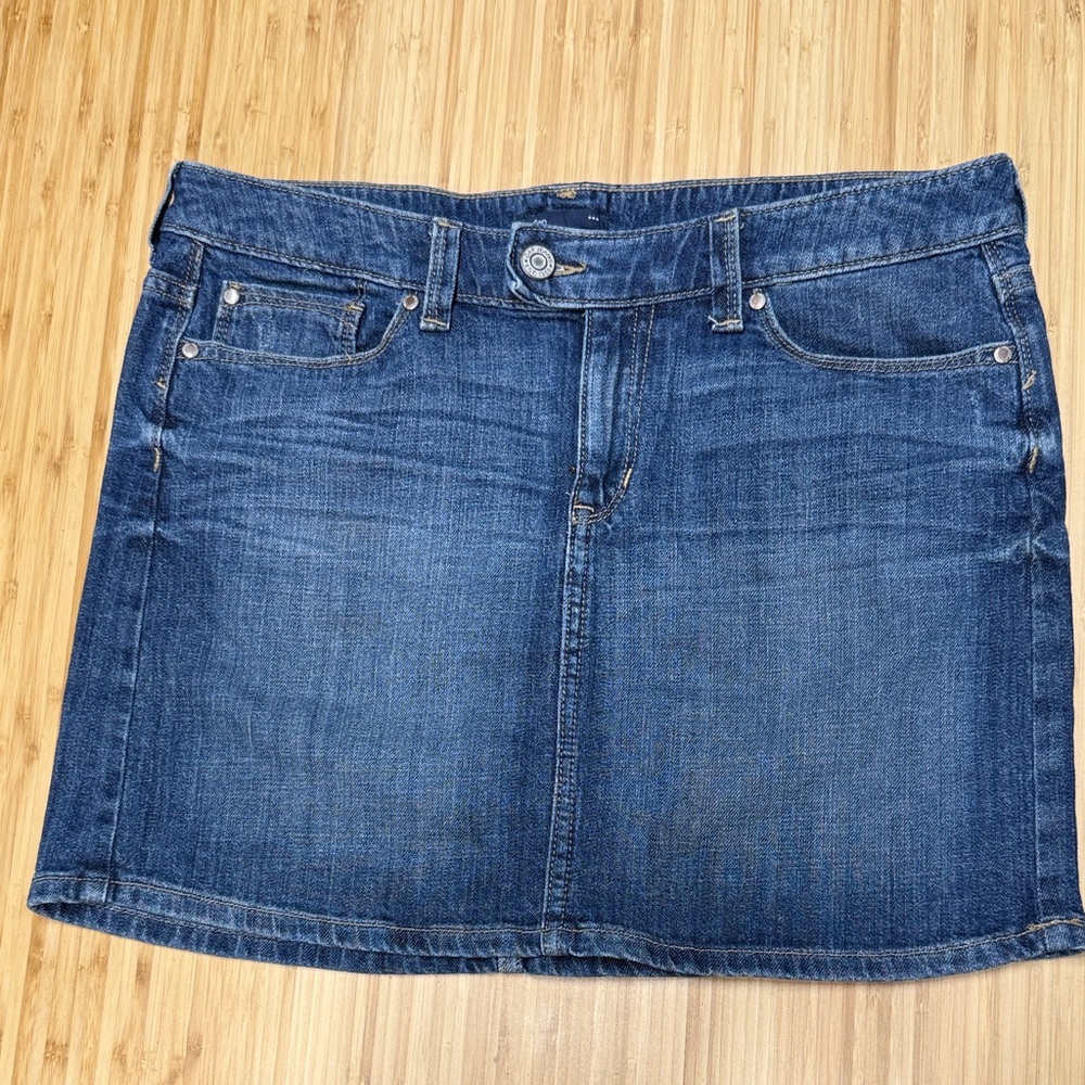 GAP Classic Blue Denim Mini Skirt